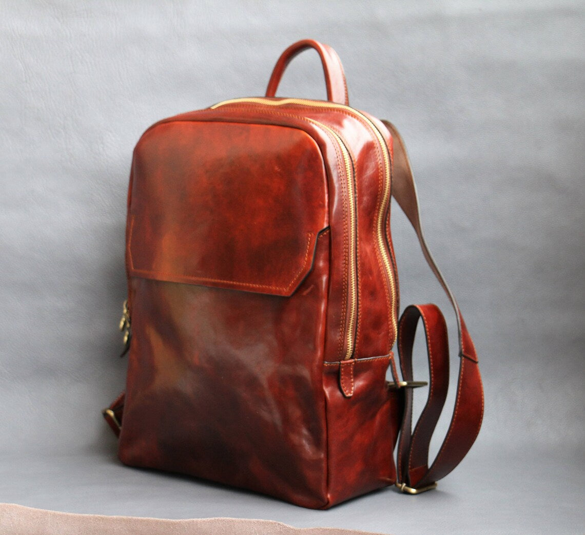 Premium Leather Backpack