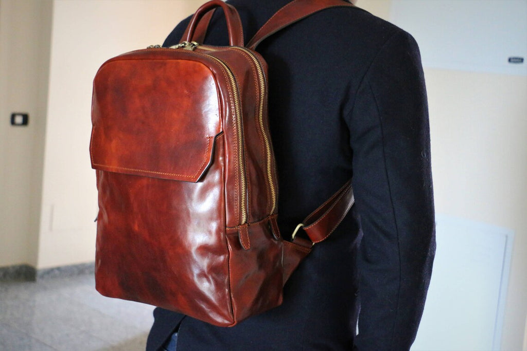 Premium Leather Backpack