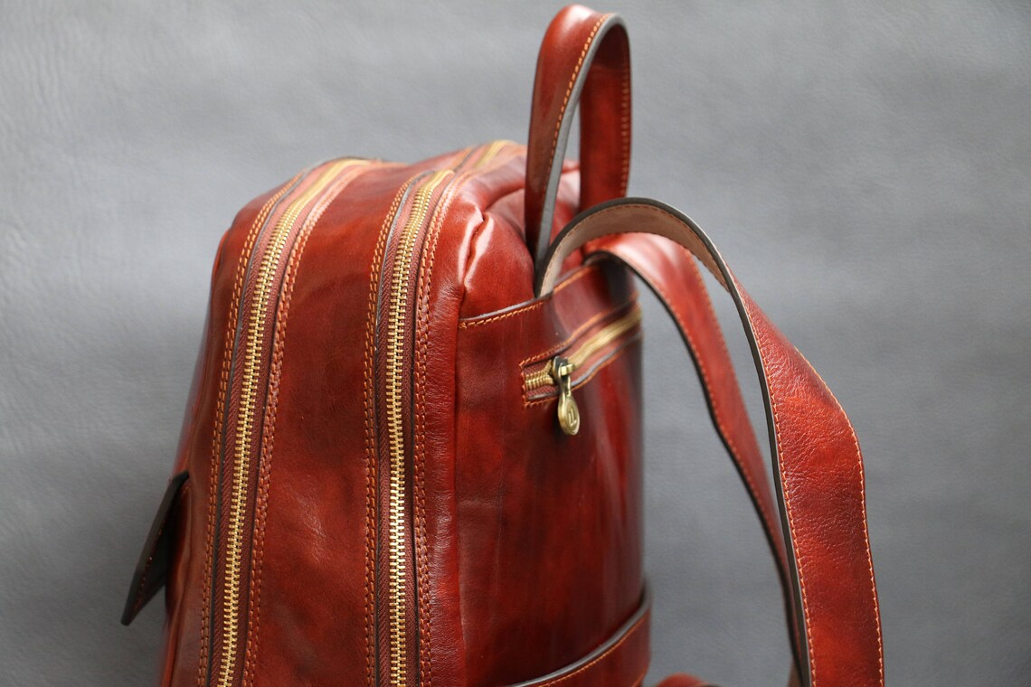 Premium Leather Backpack