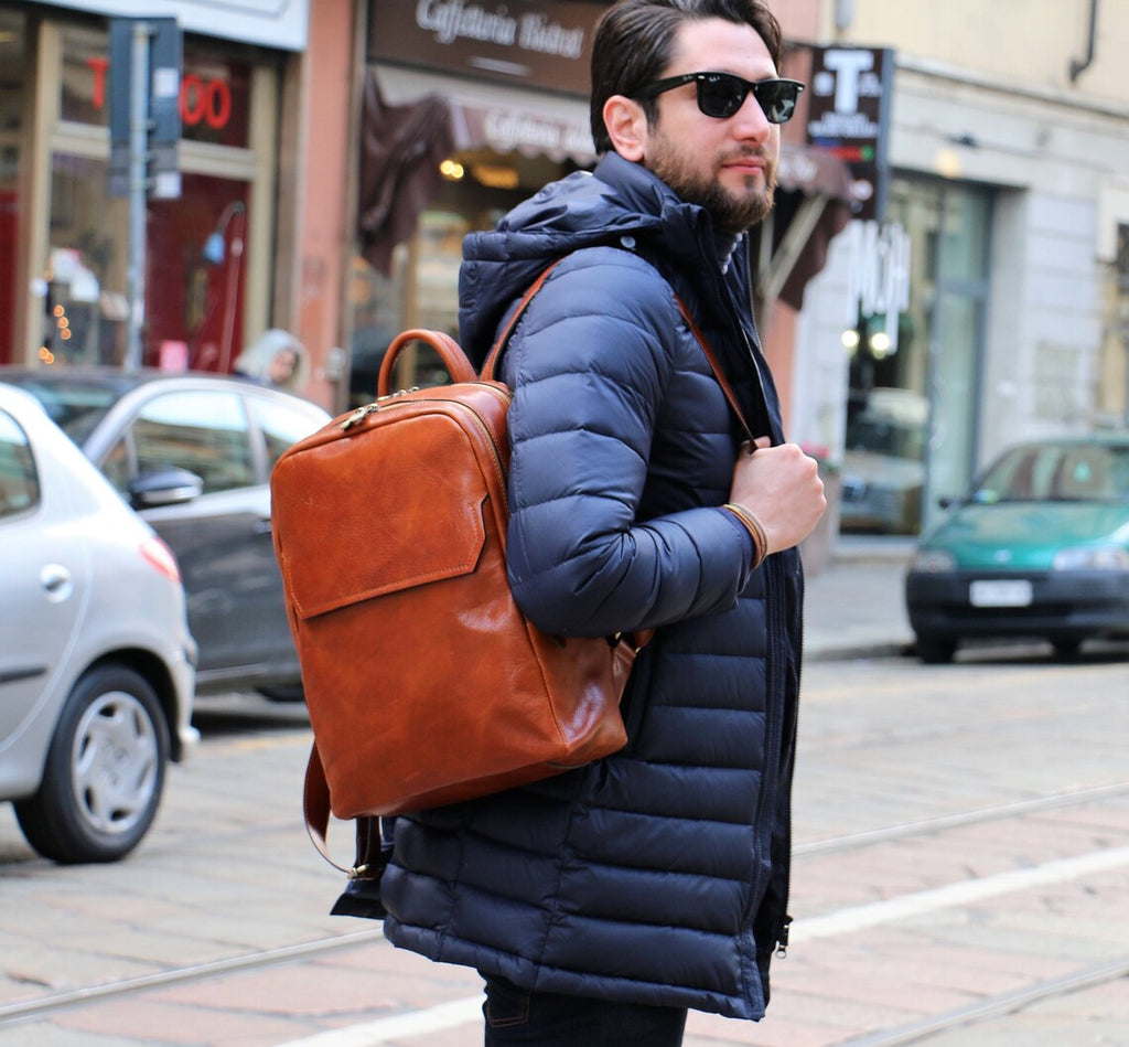 Premium Leather Backpack