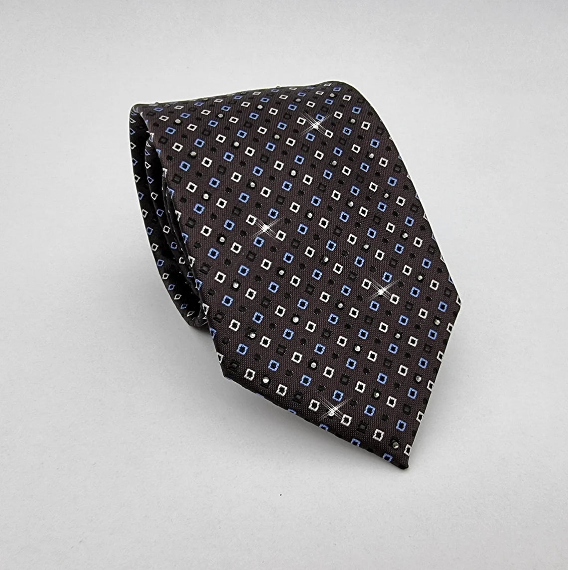 Midnight Square Pattern Tie