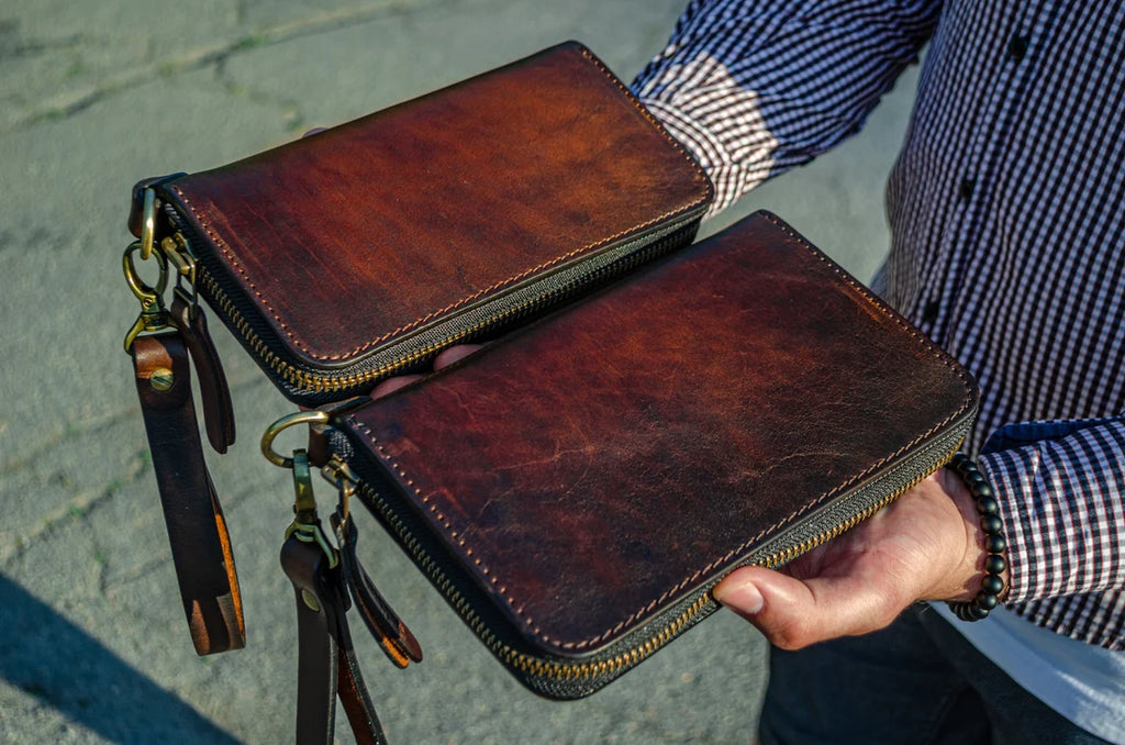 Sovereign Prestige Handcrafted Leather Zip Wallet