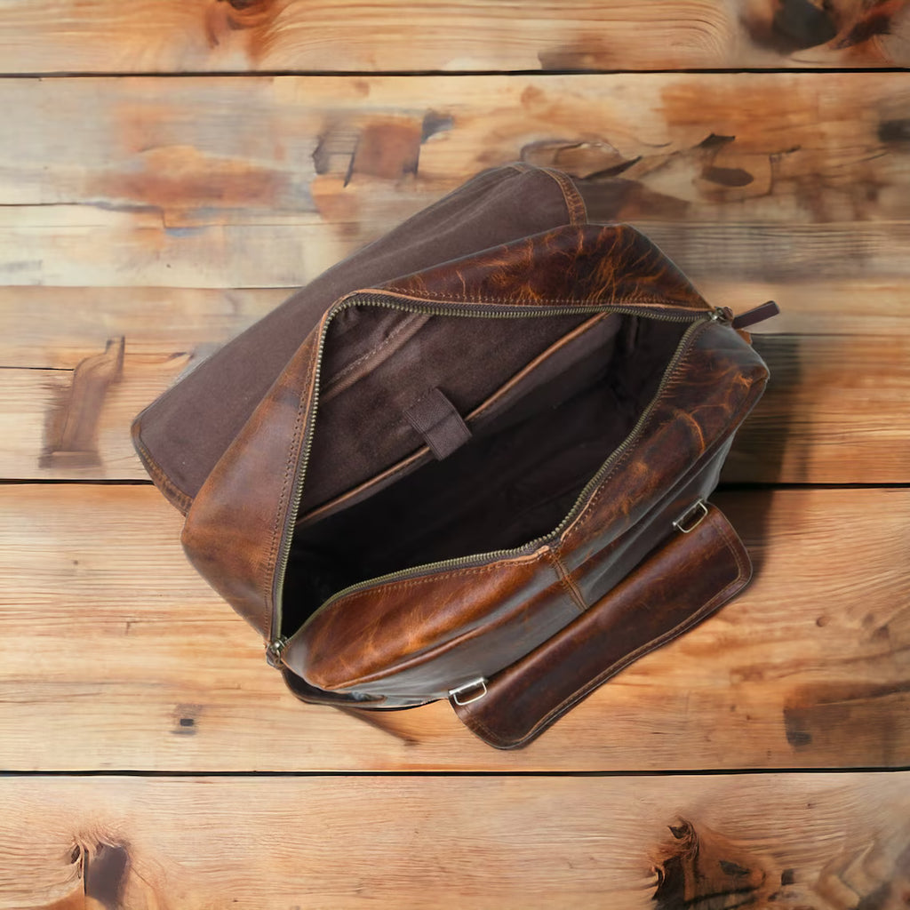 Heritage Voyager Premium Leather Backpack