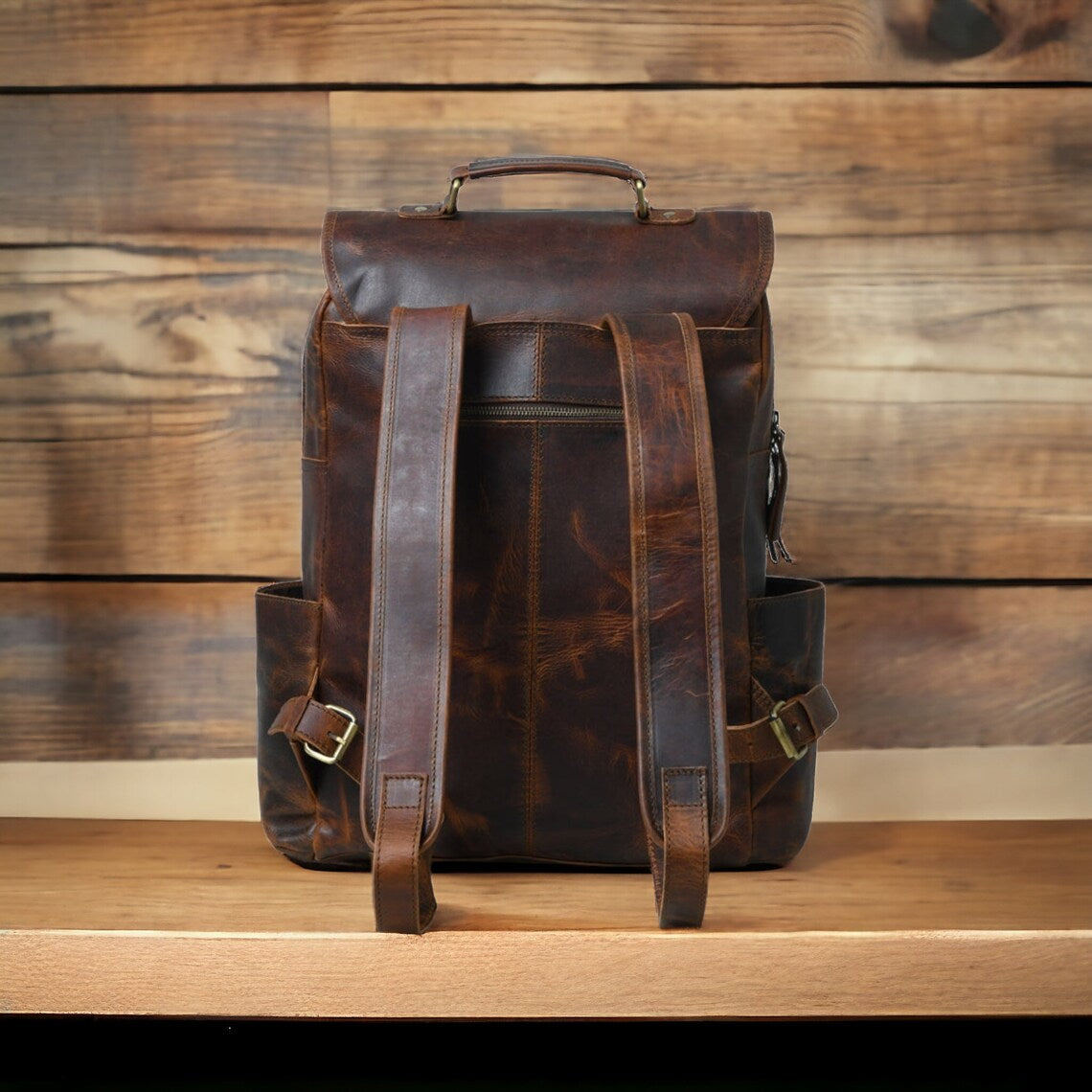 Heritage Voyager Premium Leather Backpack
