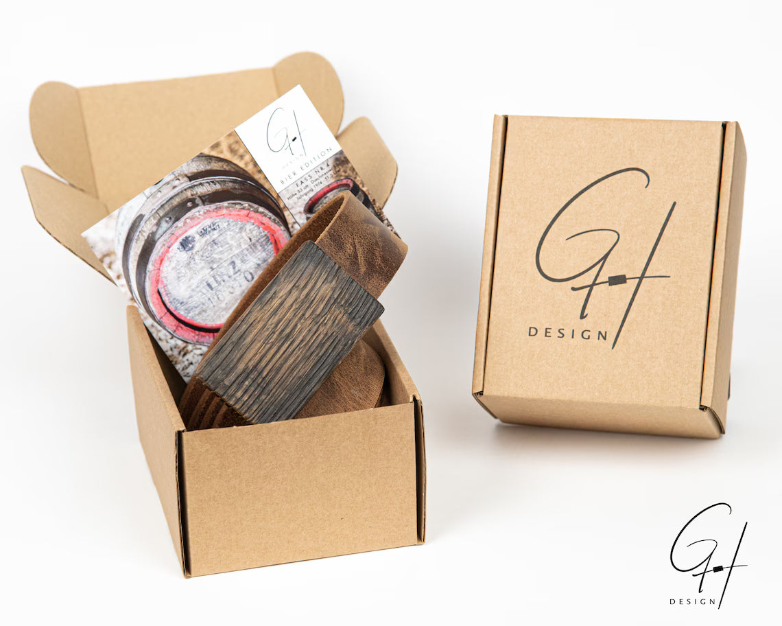 Master Craftsman Wooden Buckle Leather Belt