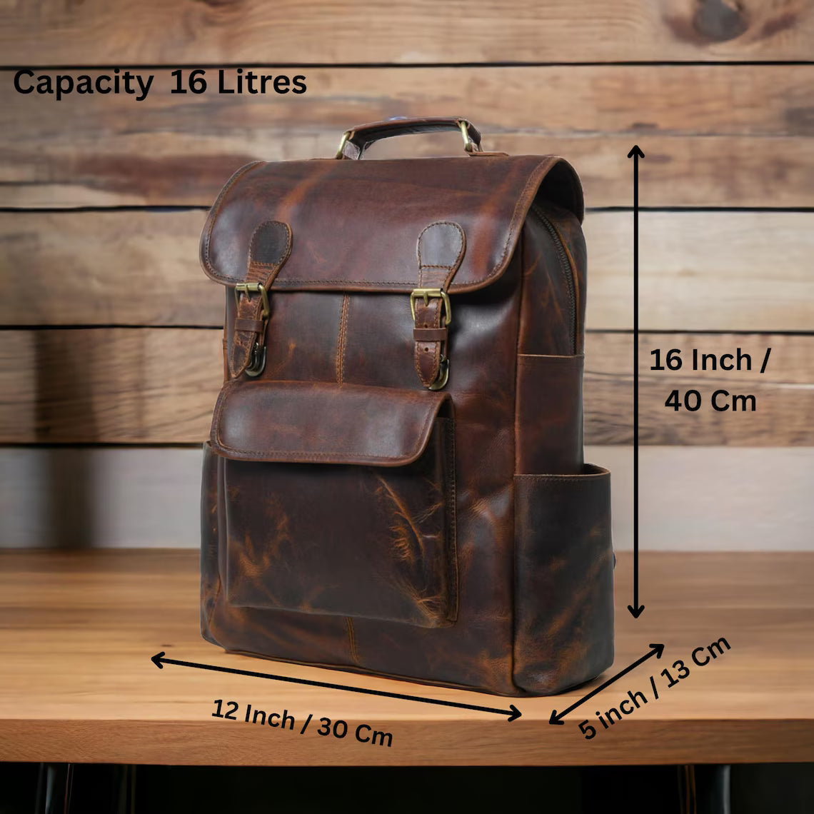 Heritage Voyager Premium Leather Backpack