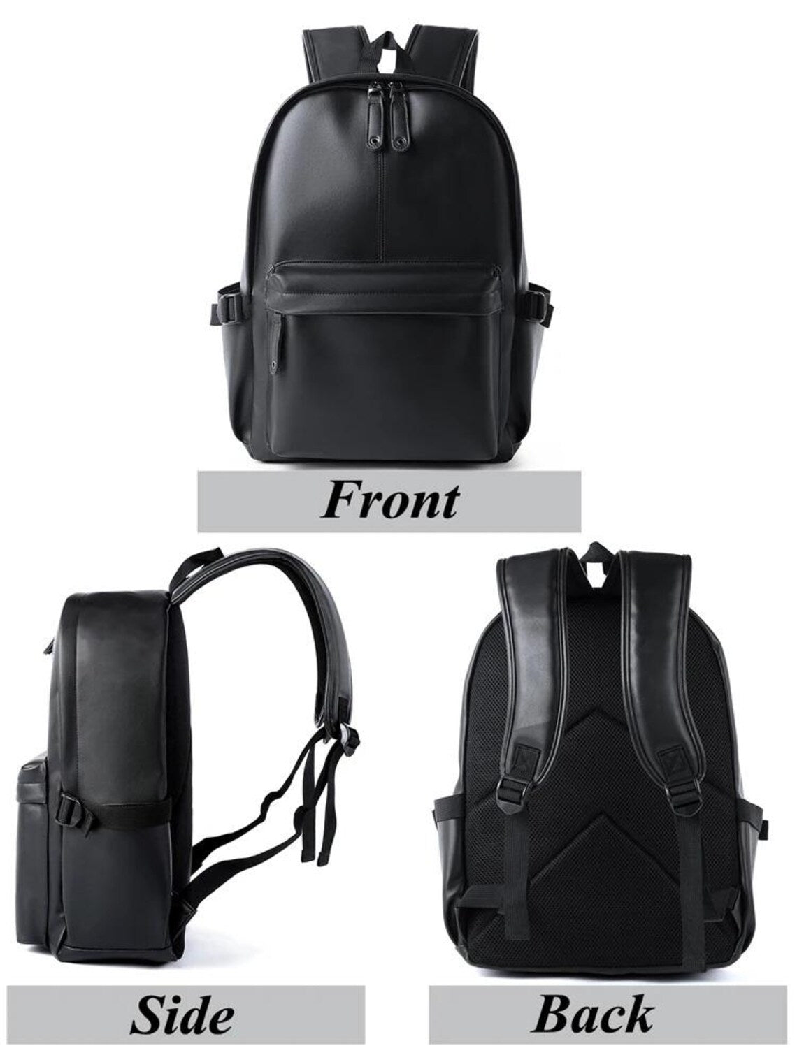 Urban Elite Waterproof Leather Laptop Backpack