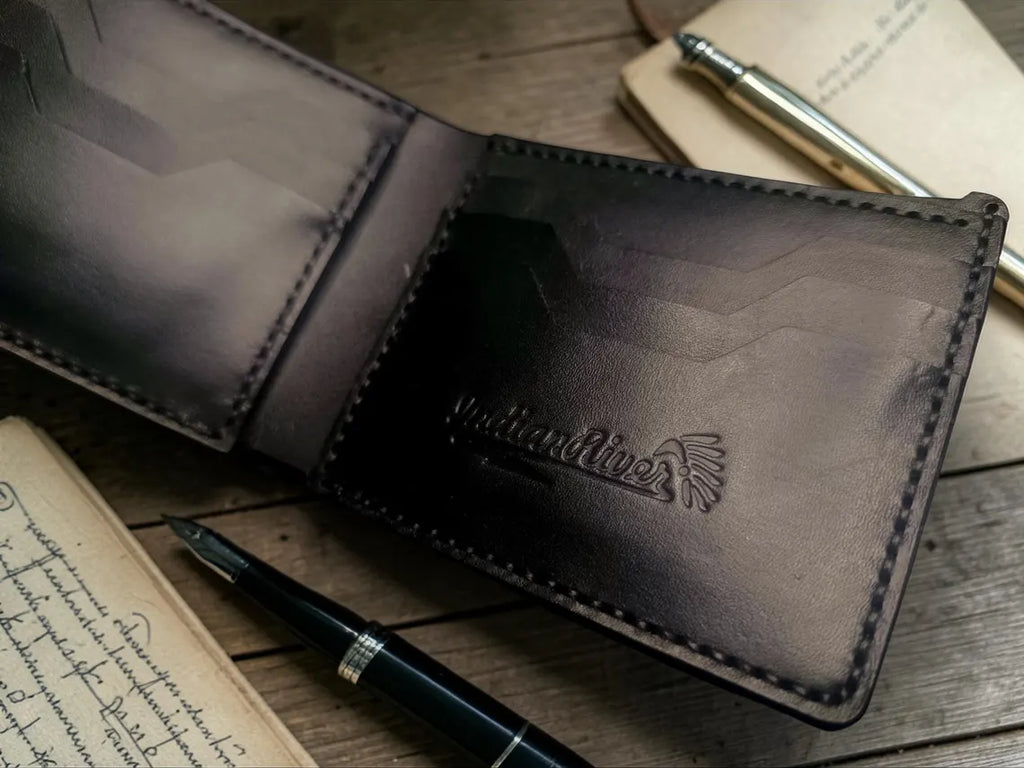 Vintage Sovereign Handcrafted Leather Bifold Wallet