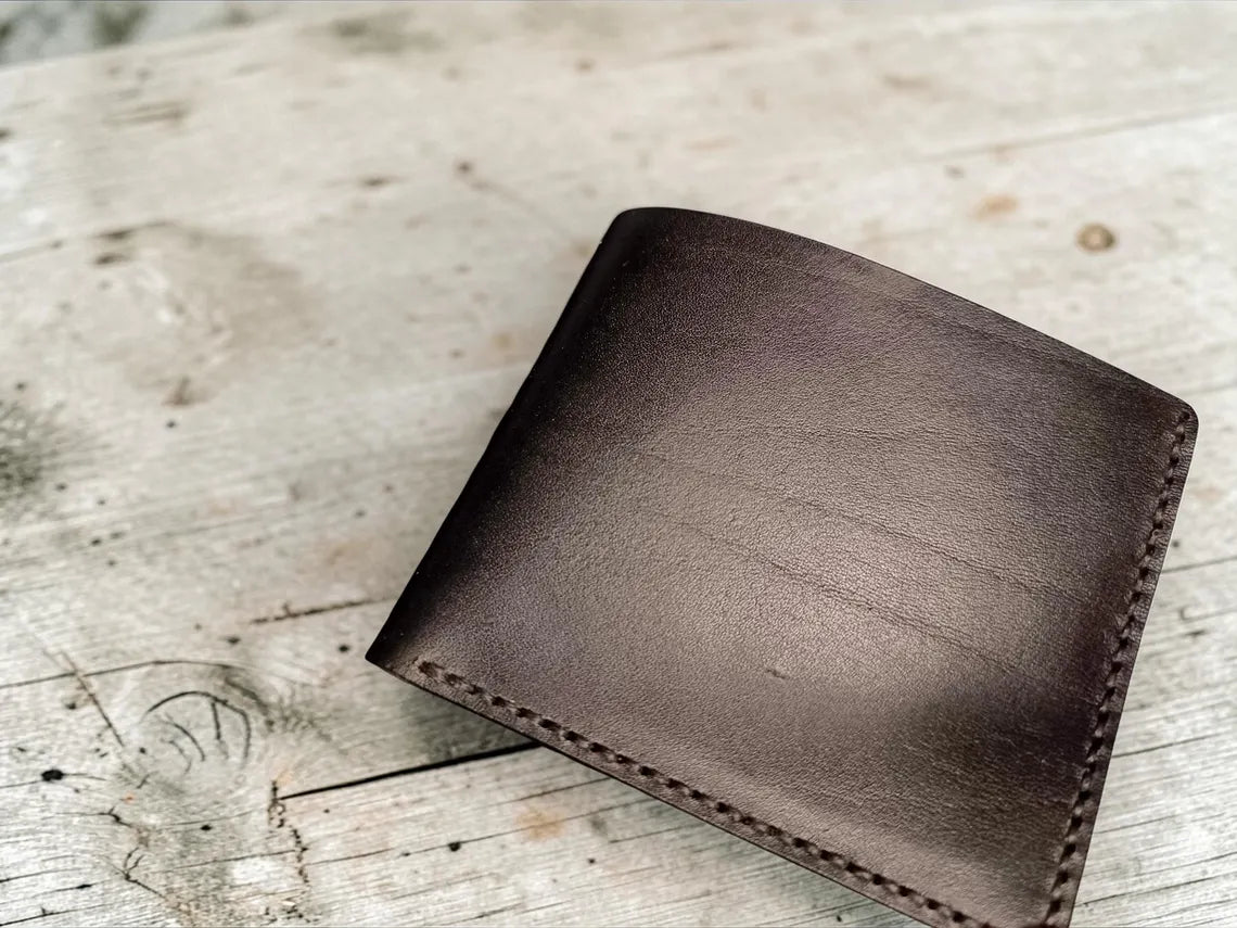 Vintage Sovereign Handcrafted Leather Bifold Wallet