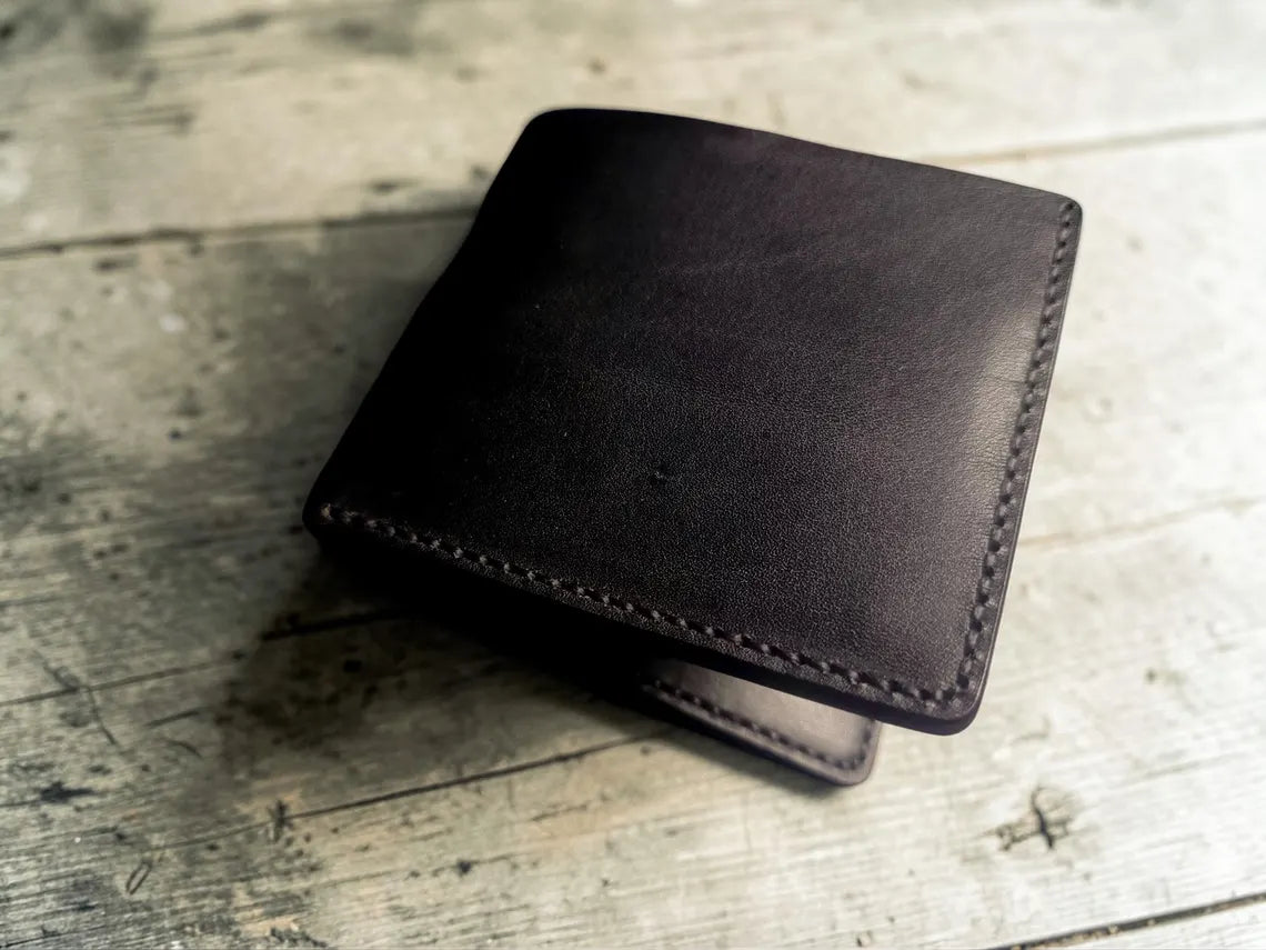 Vintage Sovereign Handcrafted Leather Bifold Wallet