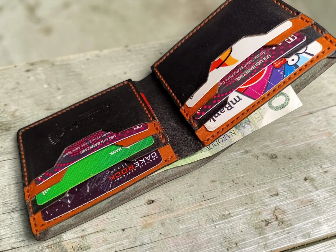 Vintage Sovereign Handcrafted Leather Bifold Wallet