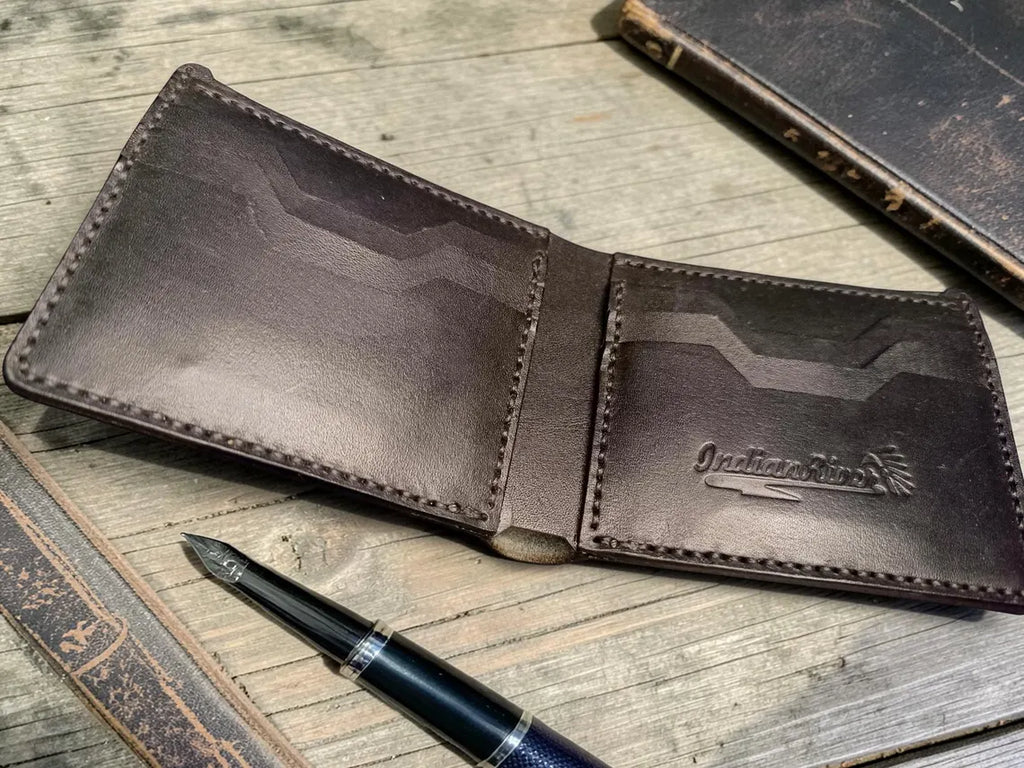 Vintage Sovereign Handcrafted Leather Bifold Wallet