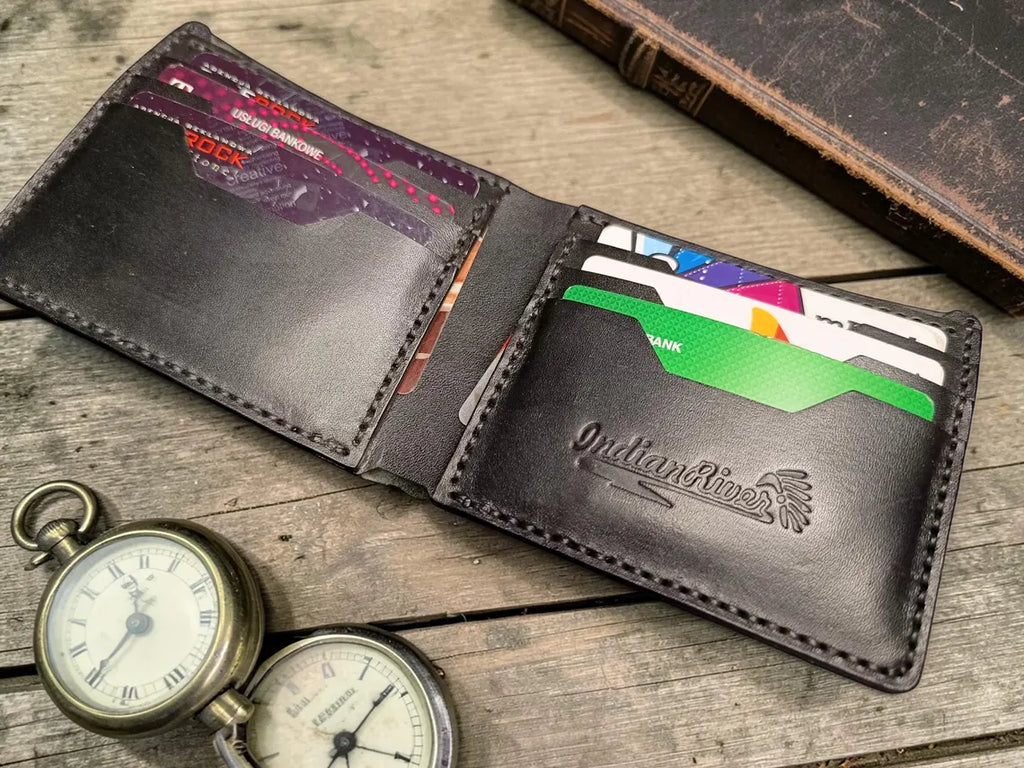 Vintage Sovereign Handcrafted Leather Bifold Wallet