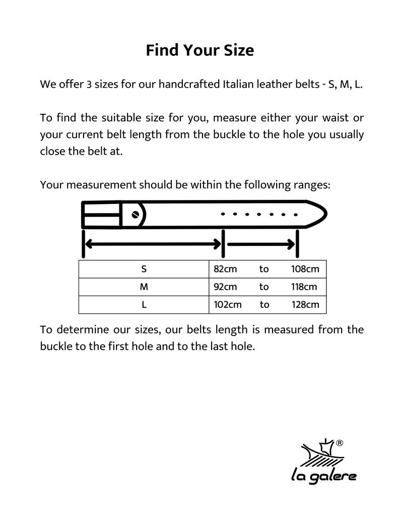 Artisan Heritage Embossed Leather Men's Belt