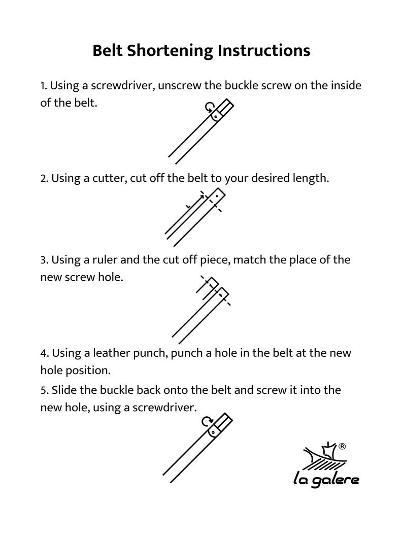 Artisan Heritage Embossed Leather Men's Belt