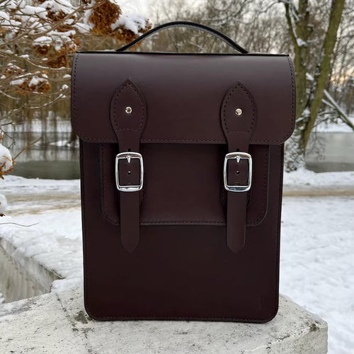 Executive Prestige Leather Convertible Briefcase Backpack