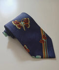 Royal Butterfly Floral Tie