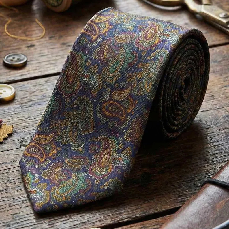 Premium Paisley Silk Tie